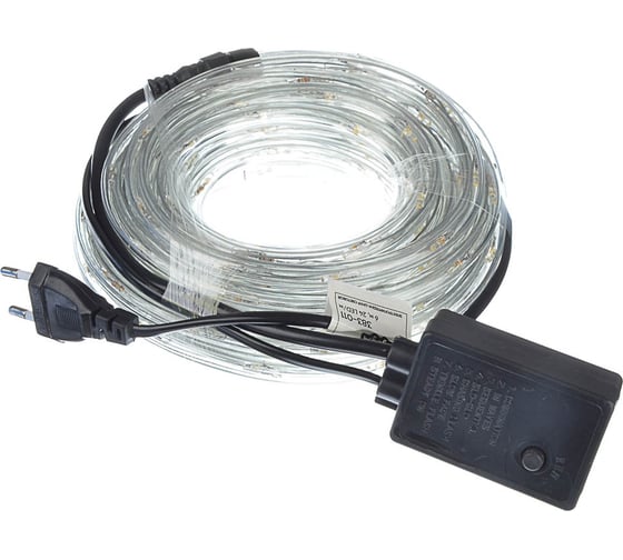 Шнур LED Сноубум 6м, 24LED/m, 2 дорожки, 8 режимов, мультицвет, 220В 383-002