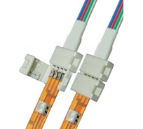 Коннектор (провод) для соединения светодиодных лент 5050 RGB Uniel UCX-SD4/B20-RGB WHITE 020 POLYBAG 06610