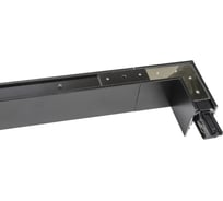 Коннектор для накладных магнитных шинопроводов Uniel UBX-MS21/35 BLACK UL-00008729