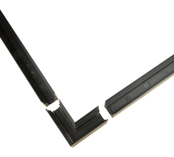Коннектор для накладных магнитных шинопроводов Uniel UBX-MS21/35 BLACK UL-00008729