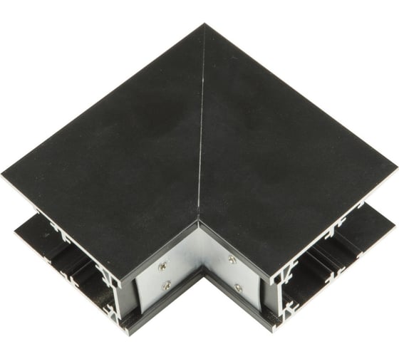 Коннектор для накладных магнитных шинопроводов Uniel UBX-MS22/35 BLACK UL-00008731