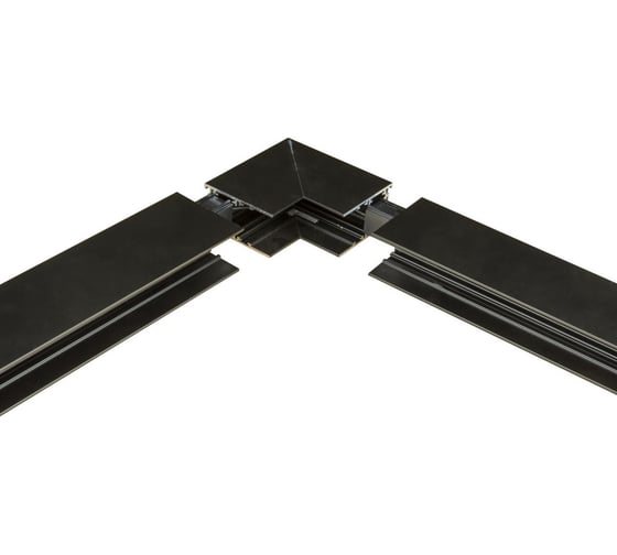 Коннектор для накладных магнитных шинопроводов Uniel UBX-MS22/35 BLACK UL-00008731