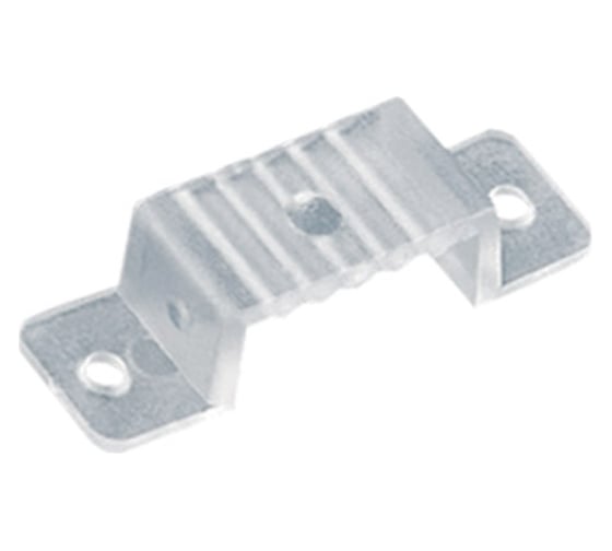Крепление для светодиодной ленты 220В 5050 Uniel UCC-K10 CLEAR 050 POLYBAG 10833