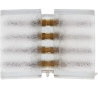 Контактный прямой соединитель для светодиодных лент 220В Uniel UTC-K-14/B67-RGB CLEAR 025 POLYBAG UL-00000869
