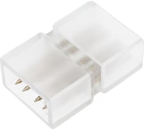 Прямой соединитель для светодиодных лент 220В 5050 RGB Uniel UTC-K-14/B67-RGB CLEAR 005 10826