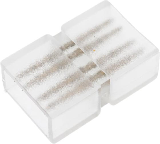 Прямой соединитель для светодиодных лент 220В 5050 RGB Uniel UTC-K-14/B67-RGB CLEAR 005 10826