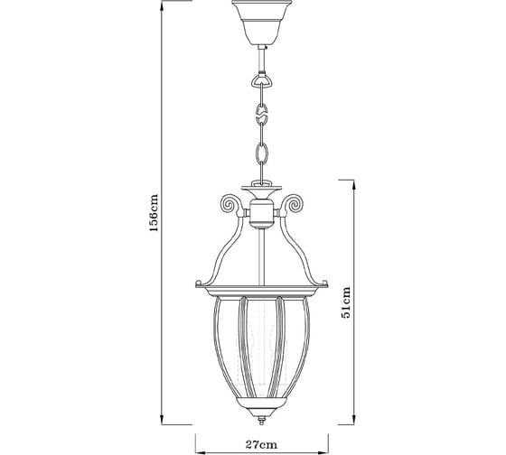 Подвесной светильник ARTE LAMP A6509SP-3AB