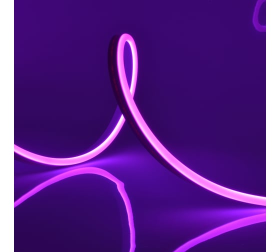 Светодиодная лента Uniel NEON ULS-N11-2835-120LED/m-8mm-IP67-DC24V-10W/m-15M-PURPLE UL-00009103