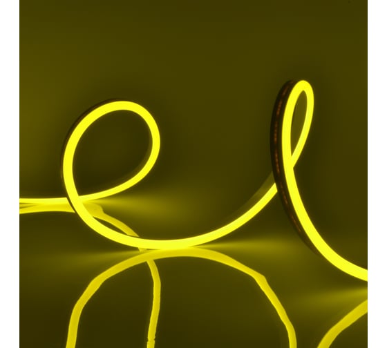 Светодиодная лента Uniel NEON ULS-N11-2835-120LED/m-8mm-IP67-DC24V-10W/m-15M-YELLOW UL-00009102