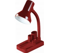 Светильник-пенал настольный красный Camelion KD-362, 8258