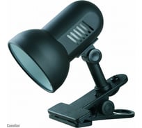 Светильник-прищепка настольный Camelion H-035 7197 черный, метал., 220В, 40Вт 7197