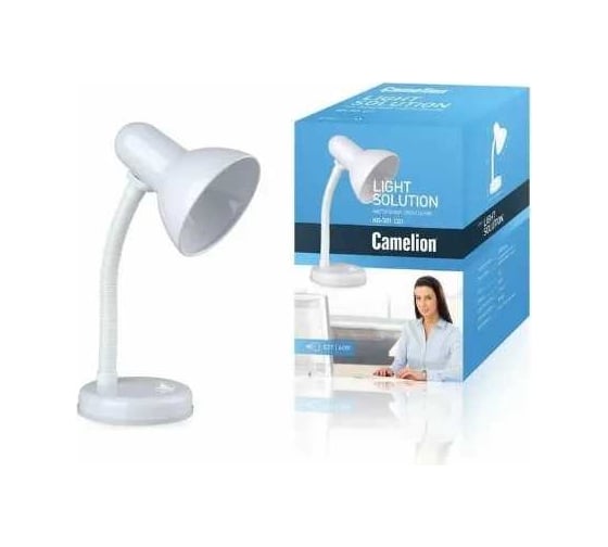 Настольный светильник Camelion KD-301 белый 230V 40W 5753