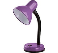 Настольный светильник Camelion KD-301 фиолетовый 230В, 40Вт, ЛОН 7138