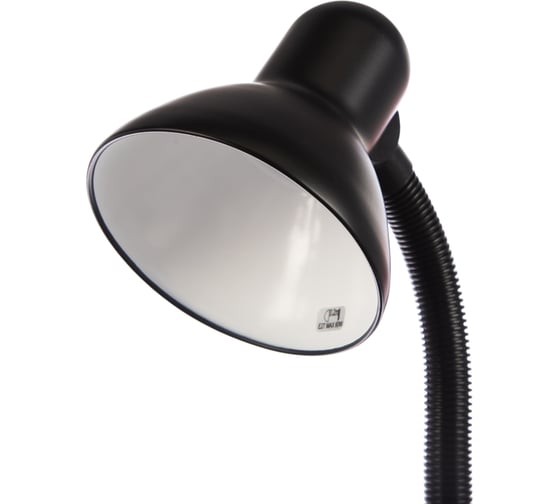 Настольный светильник Camelion KD-301 черный 230V 40W 5754