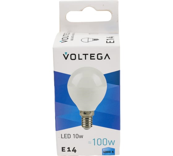 Светодиодная лампа VOLTEGA Simple Е14 9W 4000 8454