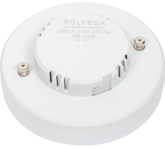 Светодиодная лампа VOLTEGA Simple GX53 6W 2800 (7770) 7770