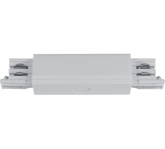 Соединитель для шинопроводов Uniel UBX-A12 прямой, внешний, трехфазный SILVER 1 POLYBAG 09746 1