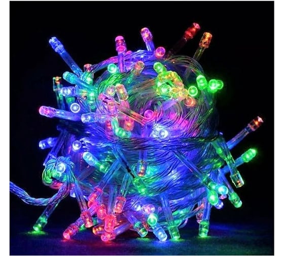 Разноцветная светодиодная гирлянда Beroma Нить 200 LED 07709791