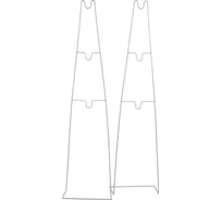 Подставка для светильника Uniel ULI-P UFP-G22S H80/60/40 WHITE металлическая UL-00010114