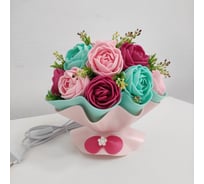 Светильник светодиодный со сменной лампой Uniel ULW-R07 T/3000K/150F/A Букет Тиффани UL-00008122