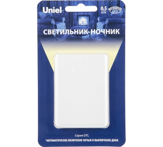 Светильник-ночник Uniel DTL-320 Прямоугольник/White/Sensor UL-00007221