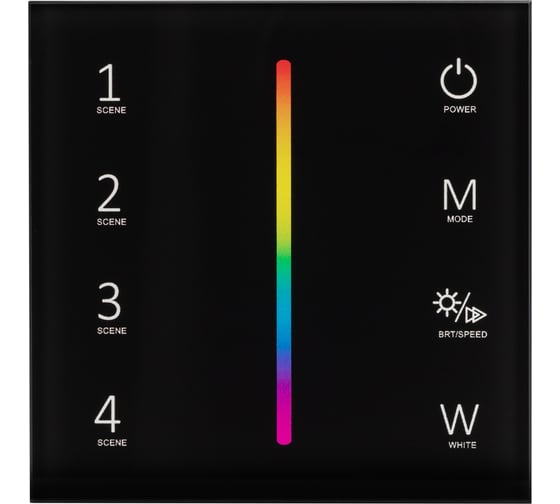 Панель Arlight SMART-P22-RGBW-G-IN Black 0 33766