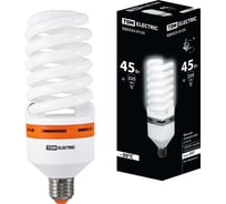 Энергосберегающая лампа TDM ELECTRIC КЛЛ-FS-45 Вт-2700 К–Е27 (73x196 мм) SQ0323-0125