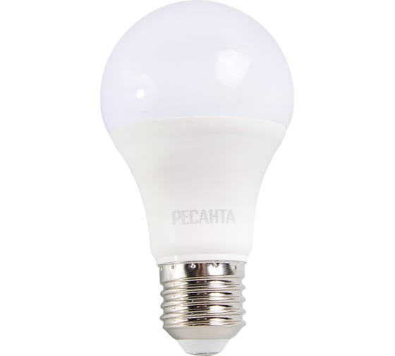 Светодиодная лампа Ресанта LL-R-A60-11W-230-6K-E27 груша, 11Вт, холодный, Е27 76/1/74