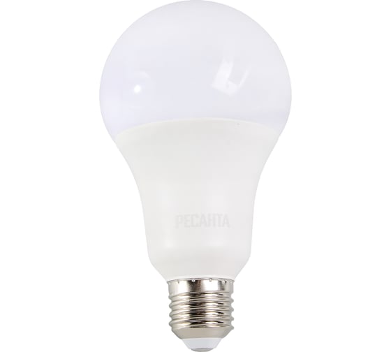 Светодиодная лампа Ресанта LL-R-A80-20W-230-6K-E27 груша, 20Вт, холодный, Е27 76/1/76