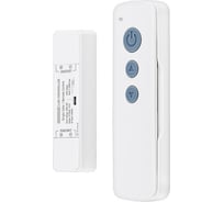 Контроллер (диммер) MAKSILED 5-24В, 75/180/360Вт, 1 канал х 15А, IP40, пульт, 87x24x15мм ML-CT-N12-S