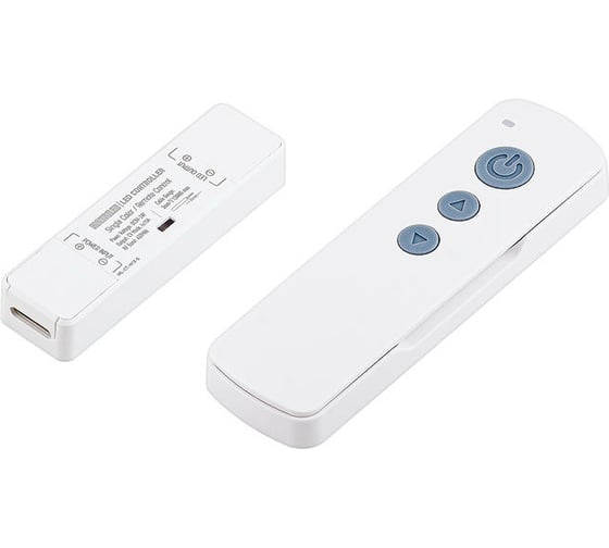 Контроллер (диммер) MAKSILED 5-24В, 75/180/360Вт, 1 канал х 15А, IP40, пульт, 87x24x15мм ML-CT-N12-S