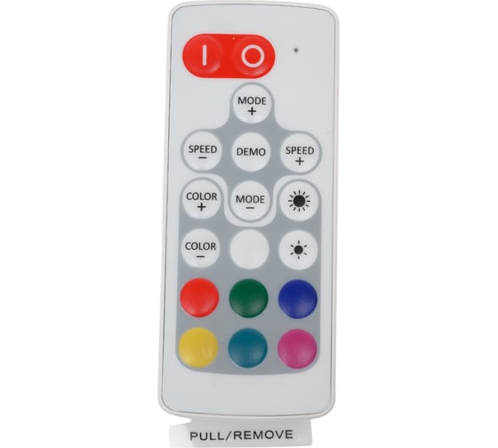 Контроллер MAKSILED RGB 5-24В, 90/180/360Вт, 3 канала х 5А, IP68, пульт, 85x21x8мм ML-CTW-208-S