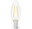 Лампа Gauss Filament Свеча 7W 550lm 2700К Е14 LED (3 лампы в упаковке) 1/20 103901107T 1