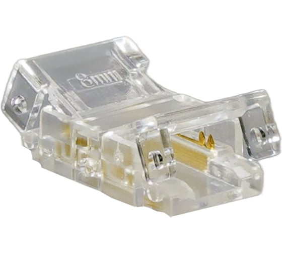 Соединитель лента-лента FERON 8мм для ленты COB LS530, LD193, 5шт в упак, 48277