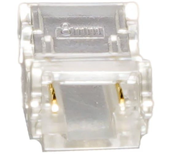 Соединитель лента-лента FERON 8мм для ленты COB LS530, LD193, 5шт в упак, 48277