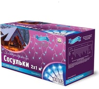 Электрогирлянда B&H Сосульки, 2x1м, 91 синих светодиодов BH0127-B