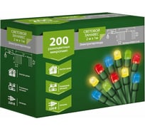 Электрогирлянда B&H «Световой занавес», 2 м х 1 м, 200 разноцветных микроламп BHR0313-M