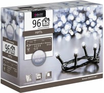 Электрогирлянда GLOS Нить, 10 м, 96 сверхъярких холодных белых светодиодов GLR1015-W-T