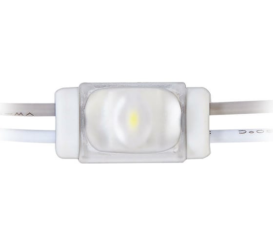 Светодиодный модуль MAKSILED 0.24Вт, 12В, IP67, SMD2835 1LED, 33лм, нейтральный белый, 50 шт./упаковка ML-M1SNE-OL-2835-NW-LP