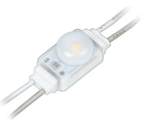 Светодиодный модуль MAKSILED 0.36Вт, 12В, IP67, SMD2835 1LED, 33лм, холодный белый, 50 шт./упаковка ML-M1HL-L-2835-W-LP
