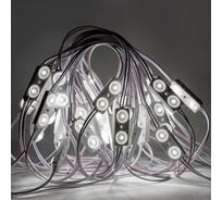 Светодиодный модуль MAKSILED 0.96Вт, 12В, IP67, SMD2835 2LED, 160лм, холодный белый, 20 шт./упаковка ML-M2SM-L-2835-W