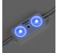 Светодиодный модуль MAKSILED 0.96Вт, 12В, IP67, SMD2835 2LED, 20лм, синий, 20 шт./упаковка ML-M2SM-L-2835-B