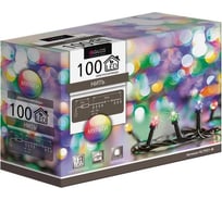 Электрогирлянда GLOS "Нить", 10м, 100 разноцветных сверхярких светодиодов GL7031-M