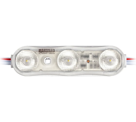 Светодиодный модуль MAKSILED 0.96Вт, 12В, IP67, SMD2835 3LED, 145лм, холодный белый, 20 шт./упаковка ML-M3SNE-L-2835-W