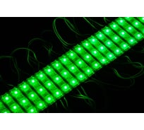Светодиодный модуль MAKSILED 1.1Вт, 12В, IP67, SMD2835 3LED, 65лм, зеленый, 30 шт./упаковка ML-M3HL-L-2835-G