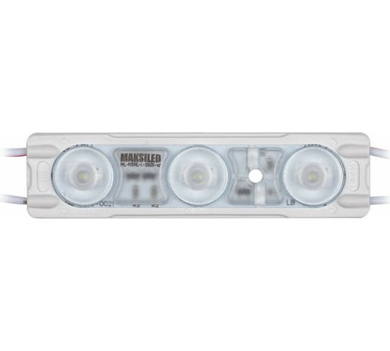 Светодиодный модуль MAKSILED 1.44Вт, 12В, IP67, SMD2835 3LED, 137лм, холодный белый, 30 шт./упаковка ML-M3HL-L-2835-W
