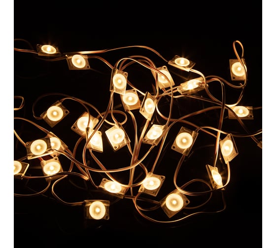 Светодиодный модуль MAKSILED 1Вт, 12В, IP65, SMD2835 1LED, 98лм, теплый белый, 30 шт./упаковка ML-M1SN-XL-2835-WW