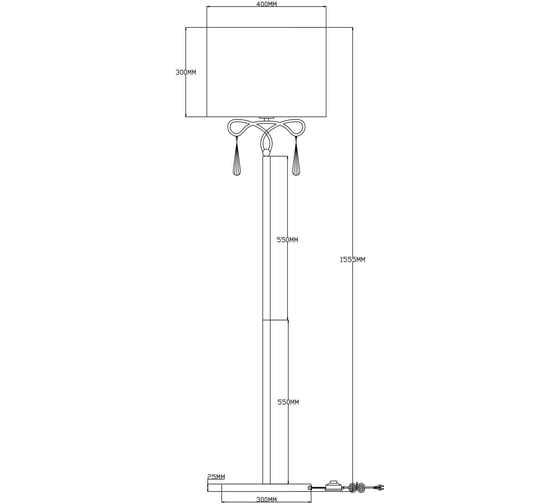 Торшер Moderli Mae V2564-1F
