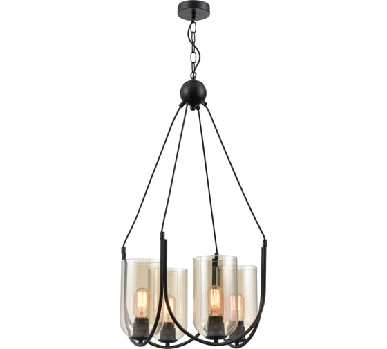 Подвесная люстра Vele Luce Fiamma 4xE27 60W VL5812P04 1