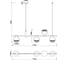 Подвесной светильник Vele Luce Capriccio 4xG9 28W VL5882P04 5